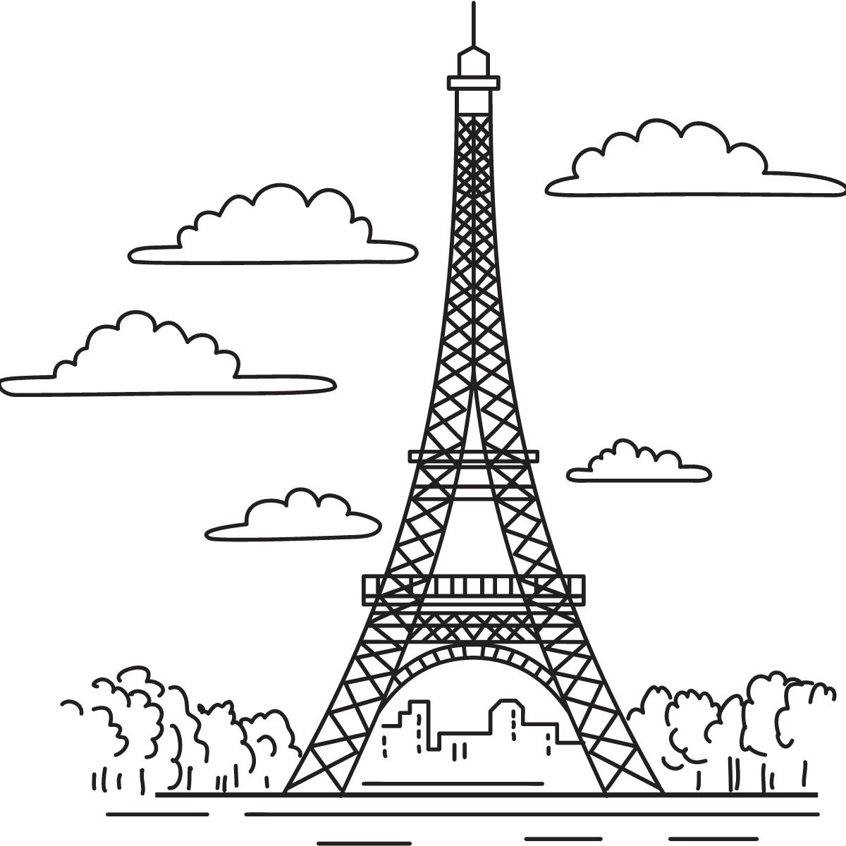 coloriages sur paris
