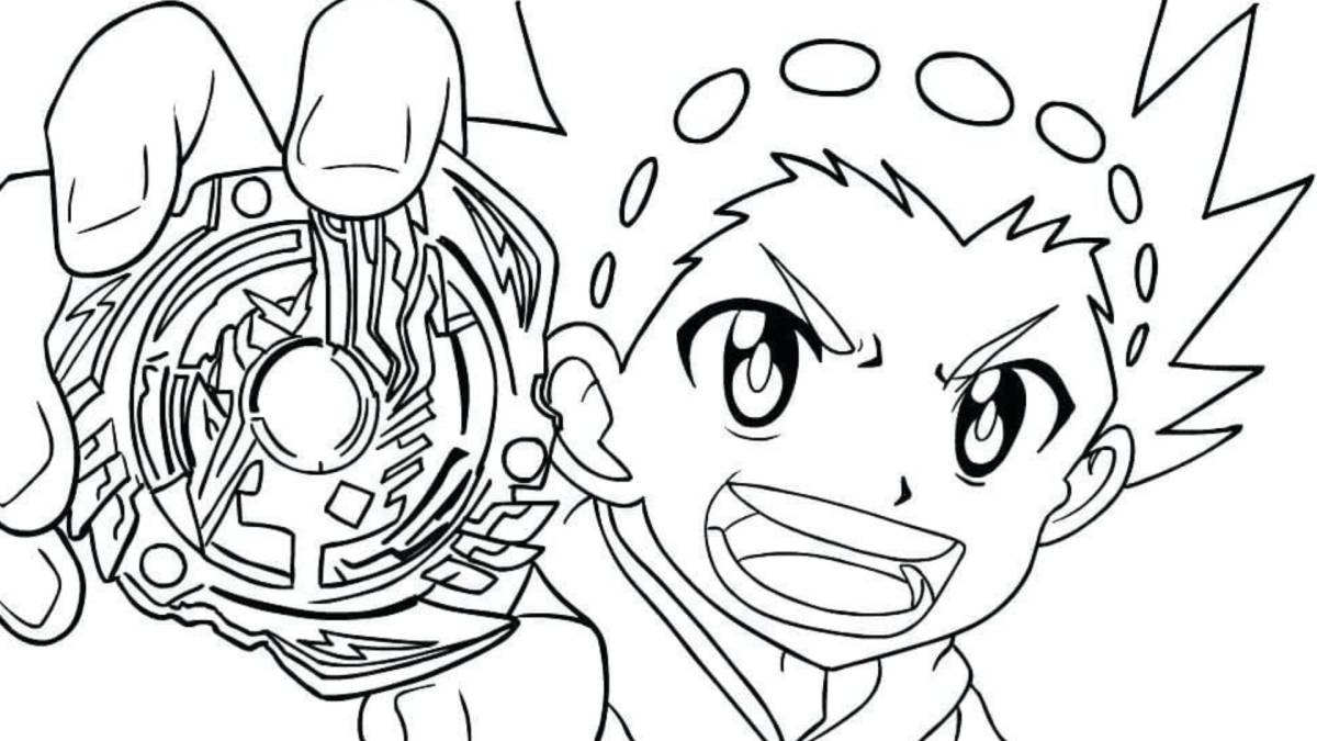 coloriage toupies beyblade