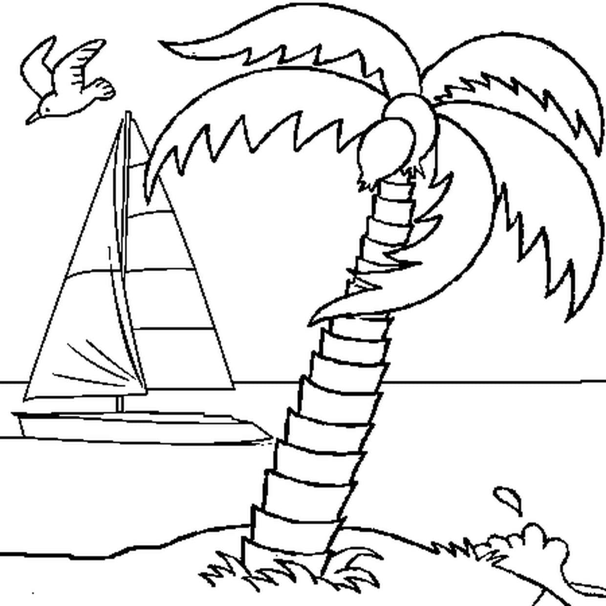 coloriage vacances
