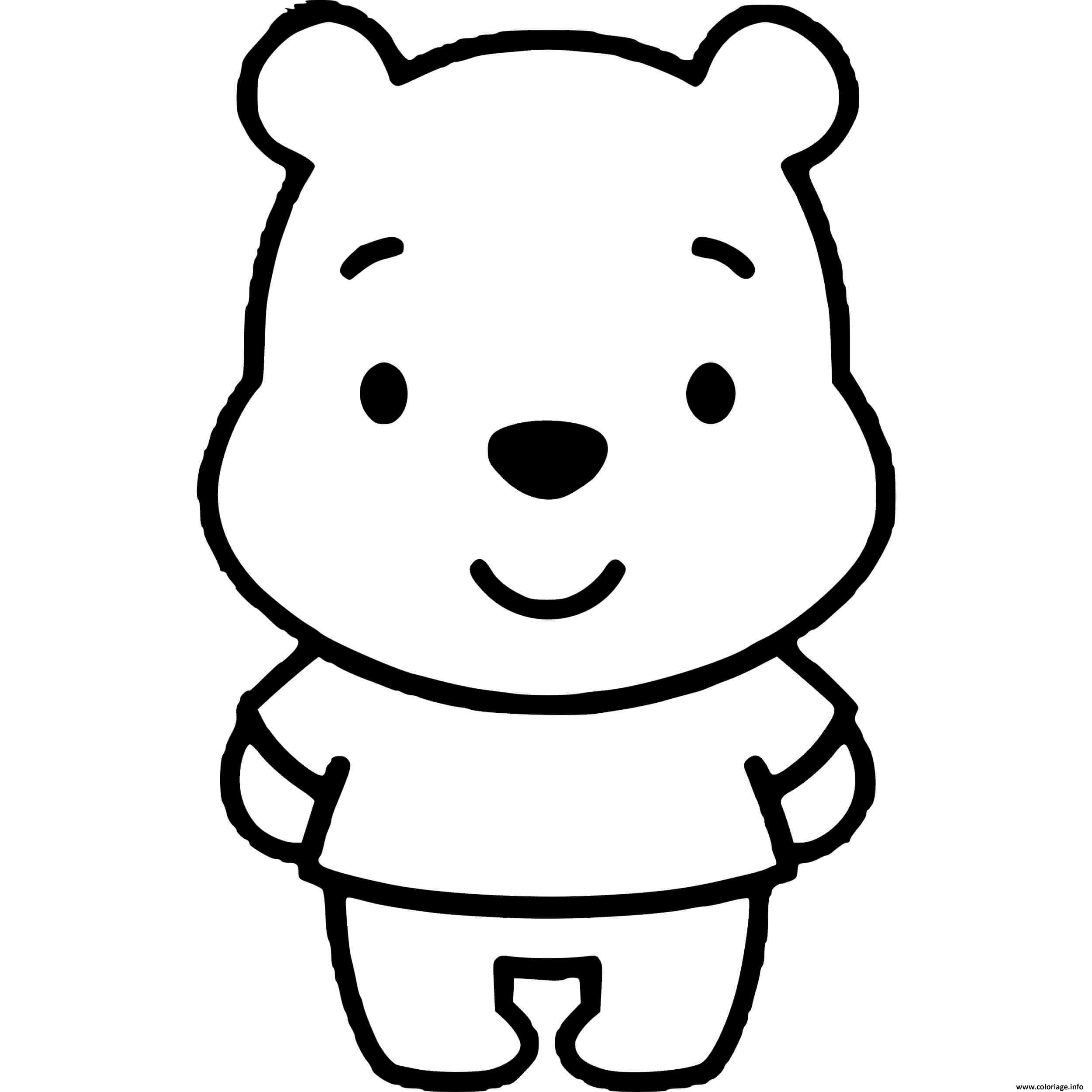 coloriage winni l'ourson