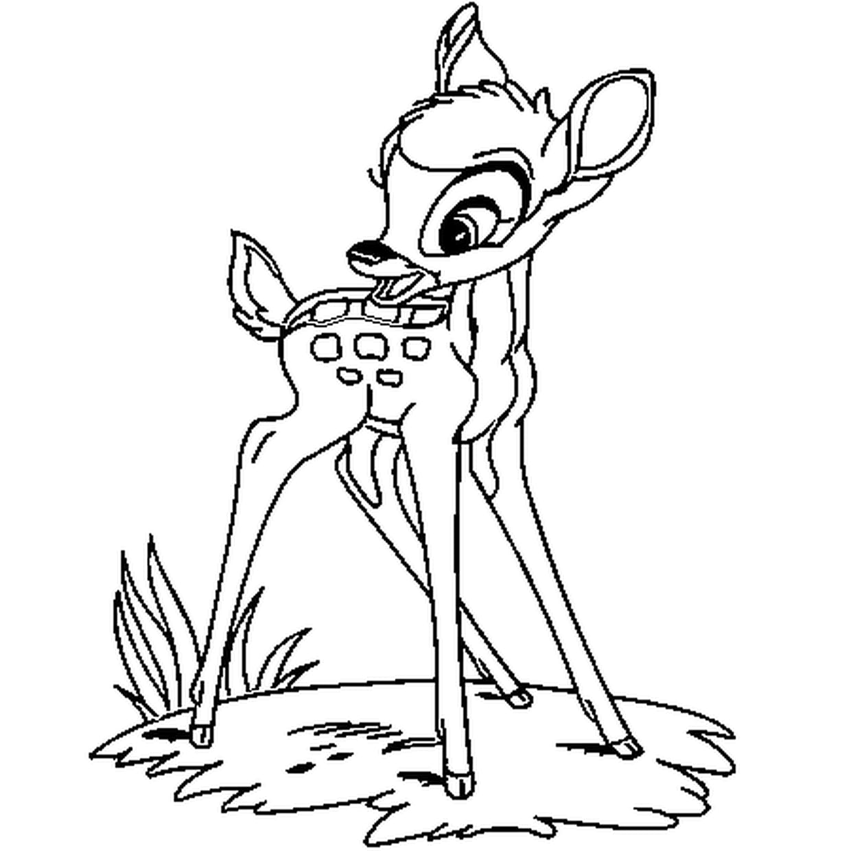coloriages bambi