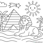 coloriages egypte