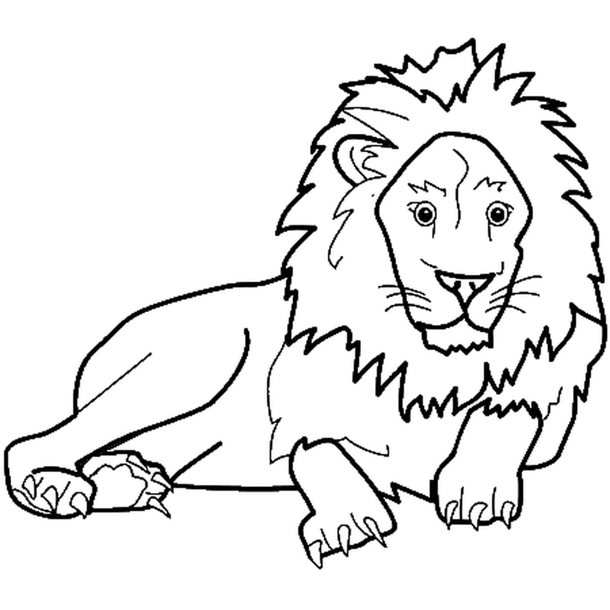 coloriages lion