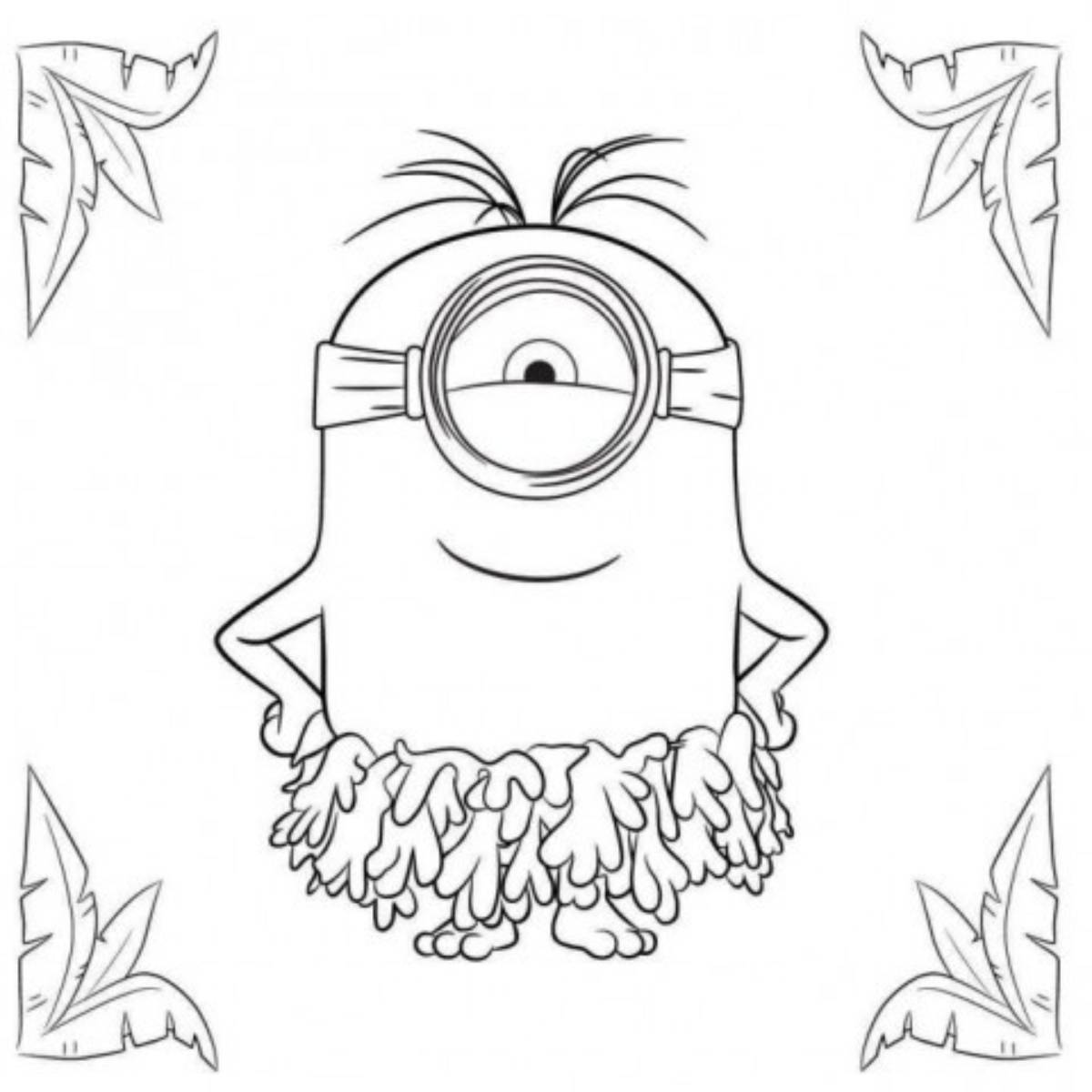 coloriages minions à imprimer