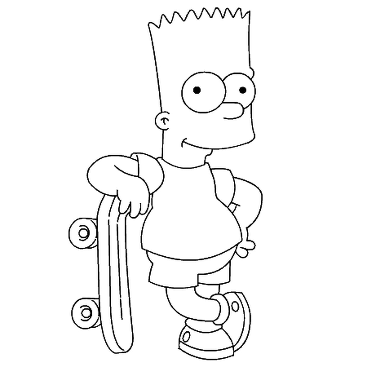 coloriages simpson