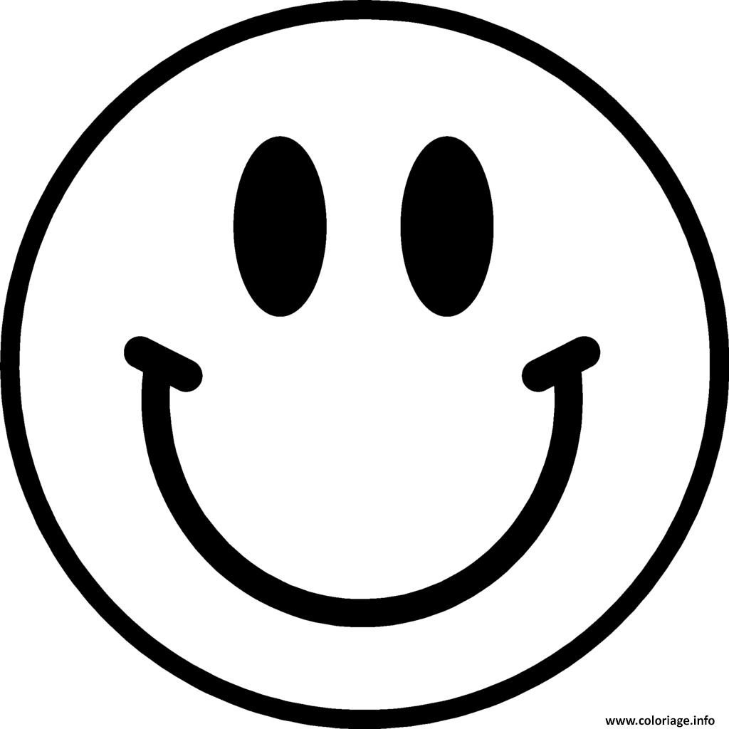 coloriages smiley