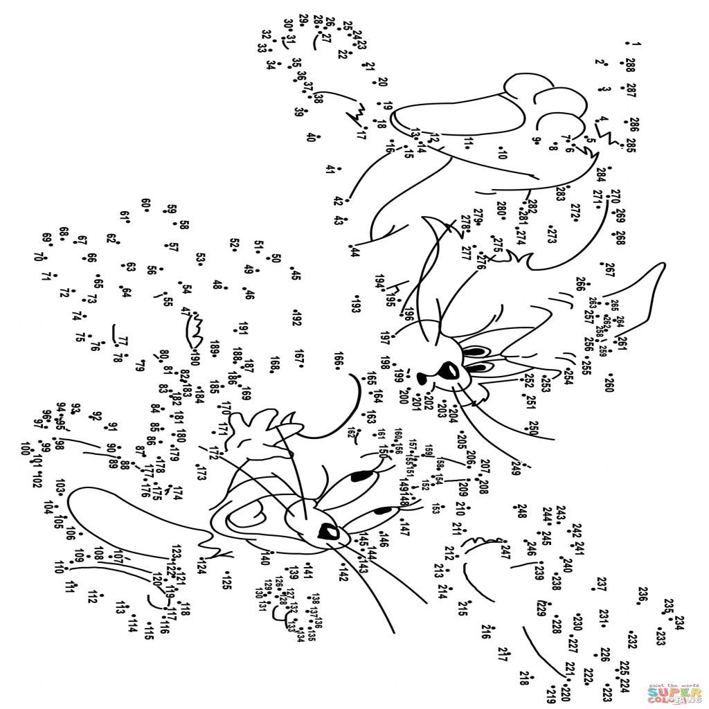 dessin numéroté