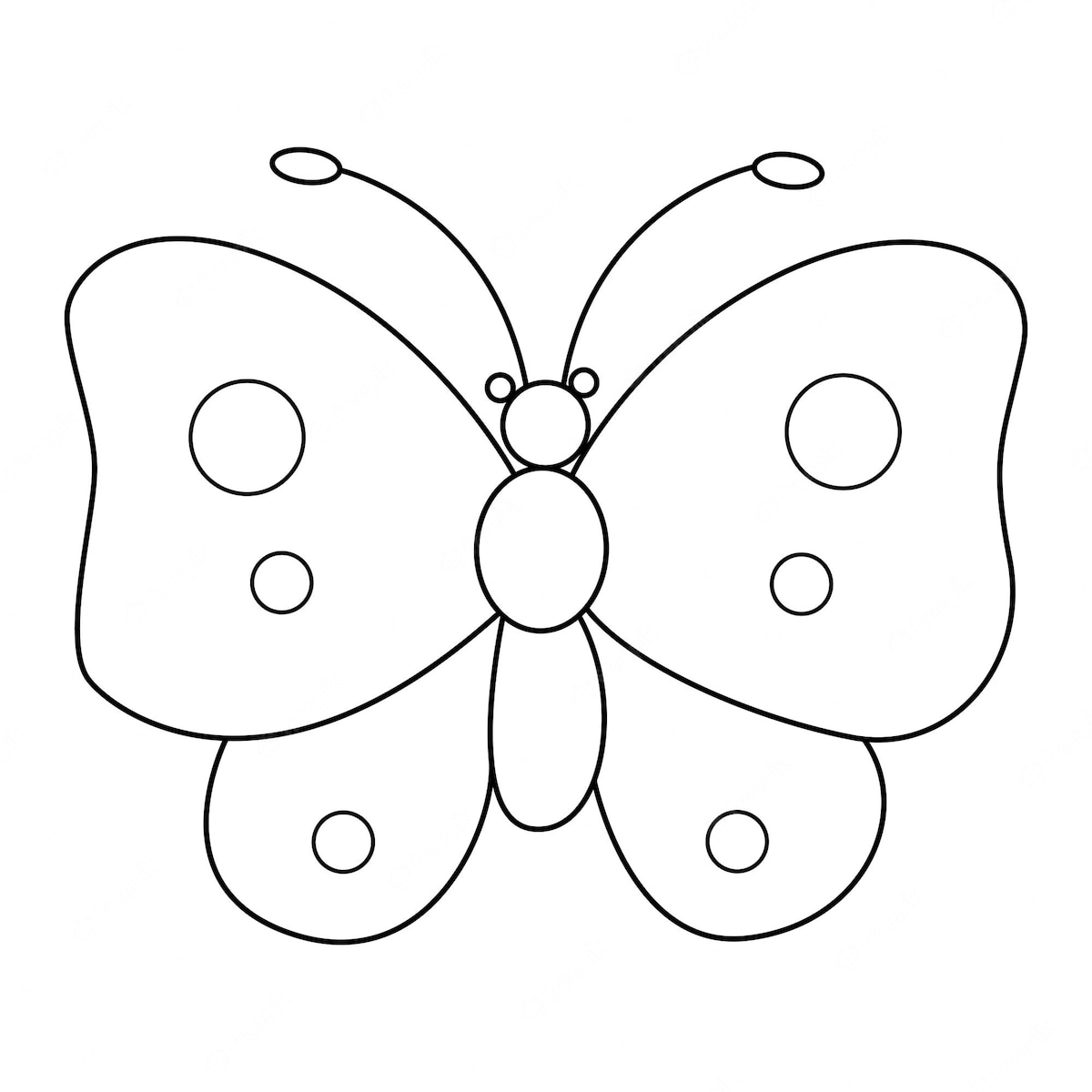dessin papillon coloriage