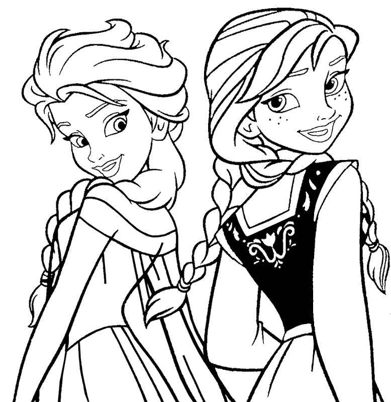 coloriage elsa