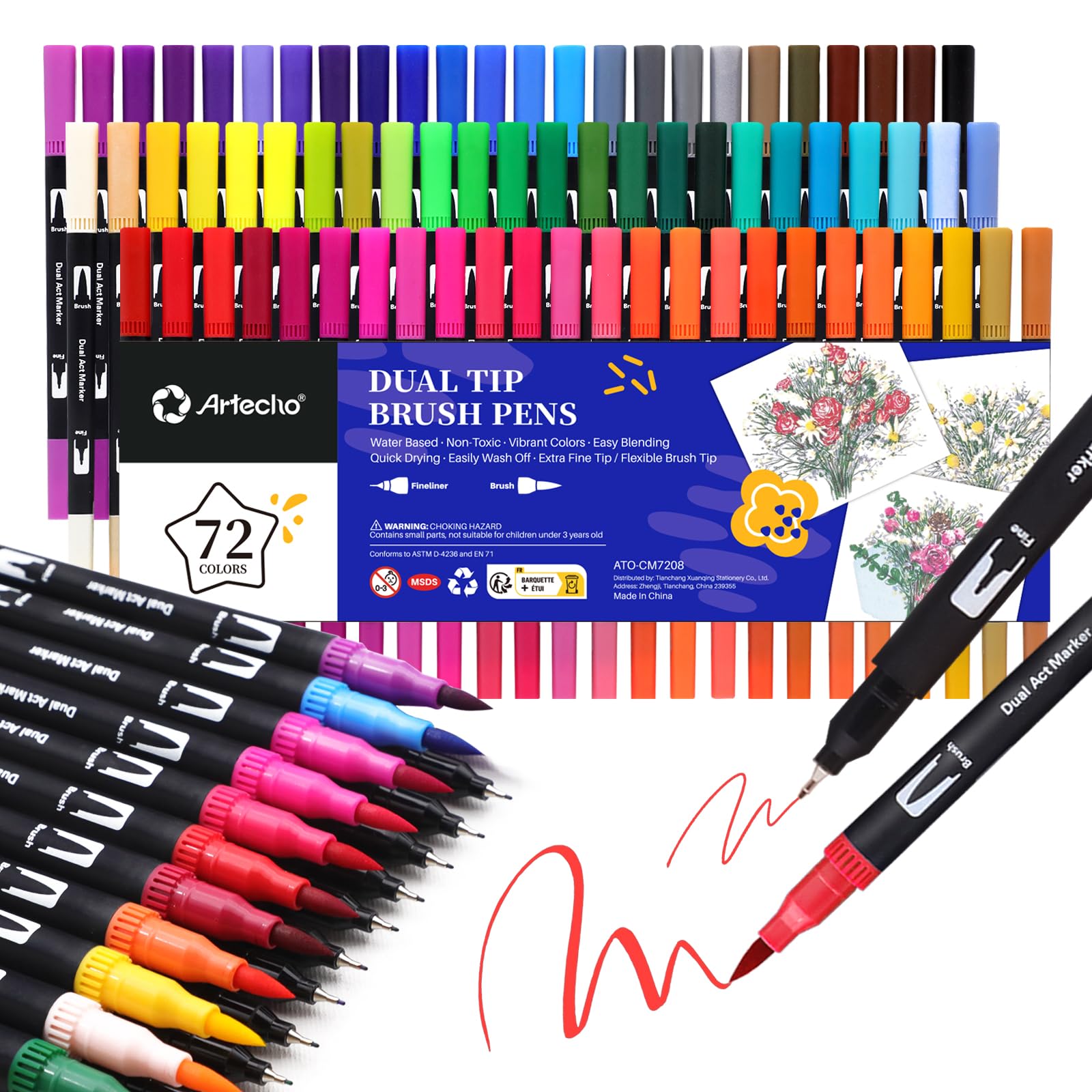 feutres coloriage adulte