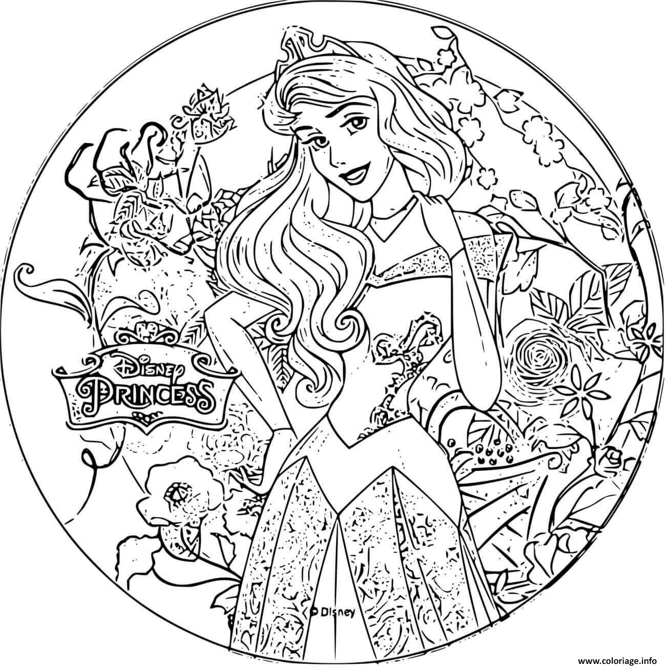 coloriage la belle au bois dormant