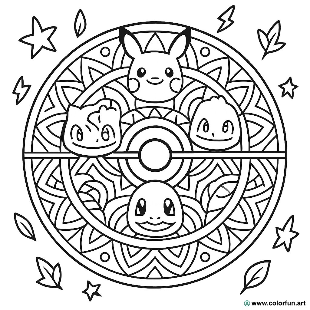 pokémon mandala