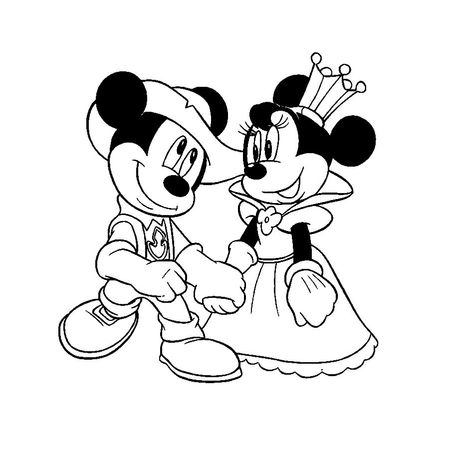coloriage mickey