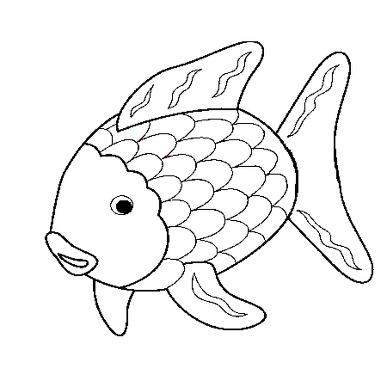 coloriage de poisson à imprimer