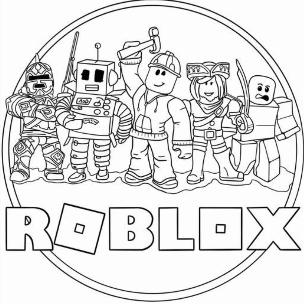 coloriage roblox