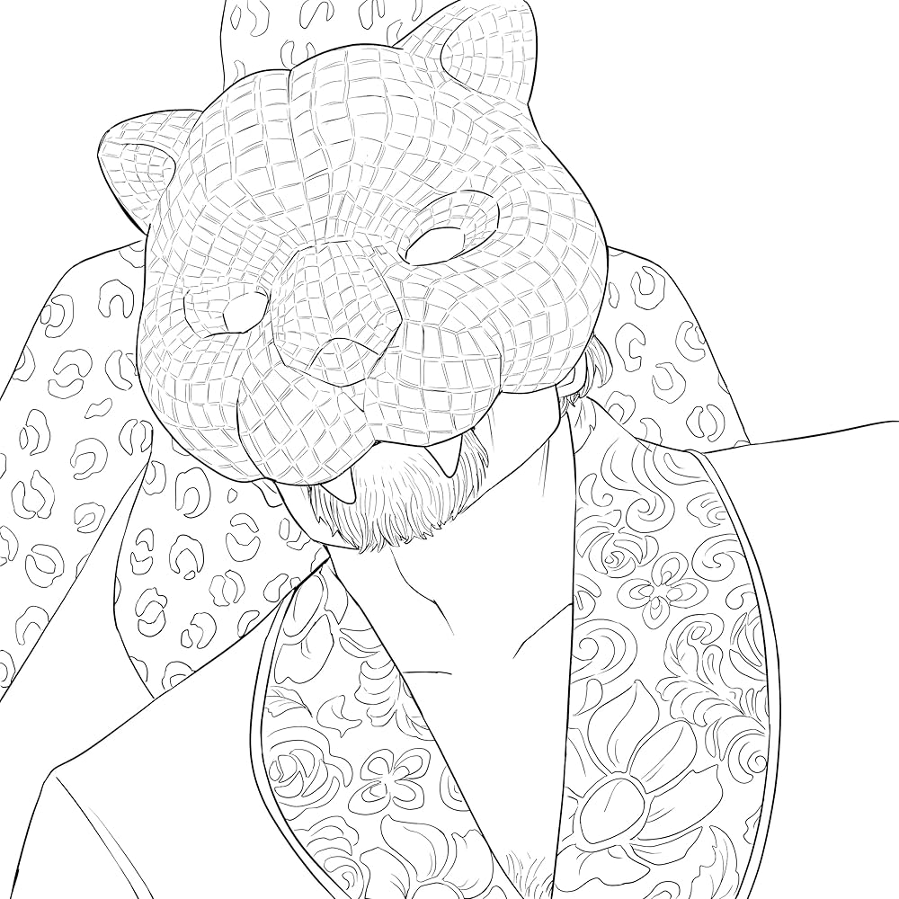 coloriage de jeu de calmar
