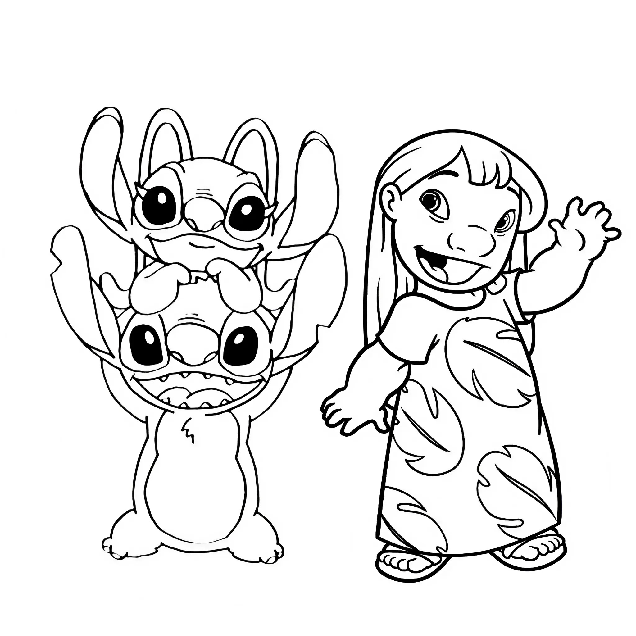coloriage ange point